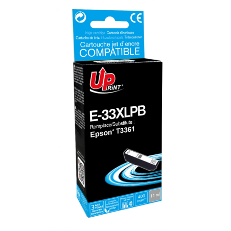 ✅ Cartouche encre UPrint compatible EPSON 33XL noire photo couleur noir photo en stock