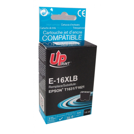 ✅ Cartouche encre UPrint compatible EPSON T16XL noir couleur Noir en stock