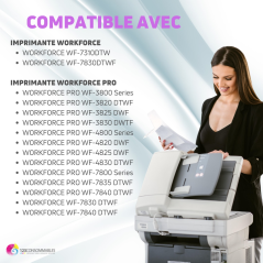 ✅ Pack compatible avec EPSON 405 XL 4 cartouches couleur pack en stock