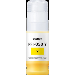 ✅ Canon PFI050 Bouteille d'encre jaune originale - PFI050Y/5701C001 couleur jaune en stock