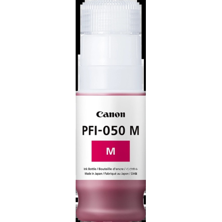 ✅ Canon PFI050 Bouteille d'encre magenta originale - PFI050M/5700C001 couleur magenta en stock