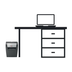 ✅ Destructeur Rexel Momentum x308 - Coupe confettis 5x42mm - Fonctionnement ininterrompu 3 minutes - Noir couleu en stock