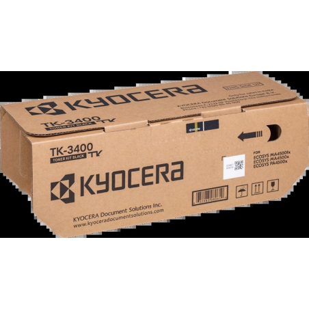 ✅ Kyocera TK3400 Cartouche de toner d'origine noire - 1T0C0Y0NL0 couleur Noir en stock