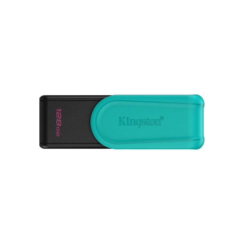 Clé USB Kingston DataTraveler Exodia 128 Go - USB 3.2 Gen 1 - Capuchon pivotant - Turquoise