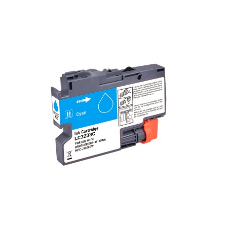 ✅ Cartouche UPrint compatible BROTHER LC3233C CYAN couleur cyan en stock