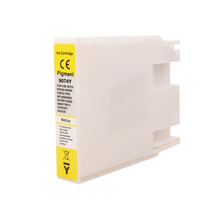 ✅ Cartouche UPRINT compatible EPSON 9074 (C13T907440) JAUNE couleur jaune en stock