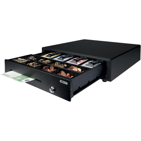 Tiroir-caisse Safescan LD-4141 - Design résistant et élégant - Double connectivité - Installation facile - Comptage rapide et