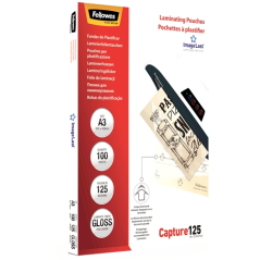 ✅ Fellowes Pochettes de plastification A3 - 125 microns - Lot de 100 - Transparent en stock
