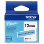 Ruban Brother Btag-L31 12 mm - Texte noir sur fond bleu clair - Mesures 12 mm x 4 mètres - Convient pour PTN10, PTN20, PTN25BT