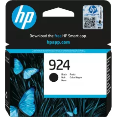 HP 924 Noir Cartouche d'encre 4K0U6NE