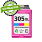 Cartouche compatible HP 305XL couleur - sans niveau d'encre