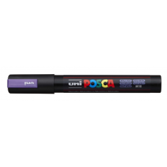 LOT de 6 Posca PC-5M Marqueur peinture - Pointe ogive 1,8-2,5 mm - Encre à base d'eau - Résistant à la lumière - Non permanent