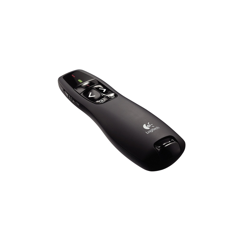 Présentateur laser sans fil Logitech R400 - Portée de 15 m - Couleur noire