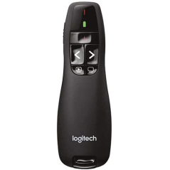 Présentateur laser sans fil Logitech R400 - Portée de 15 m - Couleur noire