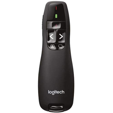 Présentateur laser sans fil Logitech R400 - Portée de 15 m - Couleur noire