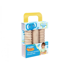 Jovi Mon premier kit de pâte à modeler avec 3 rouleaux en bois