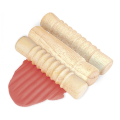 Jovi Mon premier kit de pâte à modeler avec 3 rouleaux en bois durable