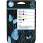 HP MultiPack 950 / 951 (6ZC65AE) noir, cyan, magenta, jaune HP MultiPack 950 / 951 (6ZC65AE) noir, cyan, magenta, jaune