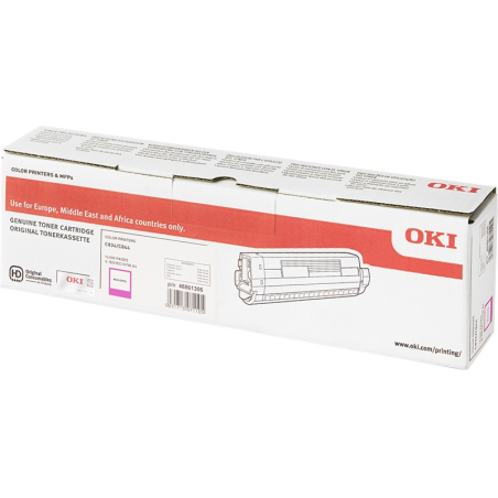 ✅ OKI toner 46861306 XL magenta couleur magenta en stock