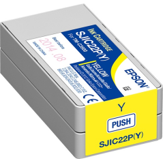 ✅ Epson cartouche encre SJIC22P/Y (C33S020604) jaune couleur jaune en stock