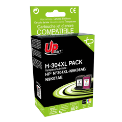 ✅ Pack UPrint compatible HP 304 XL 2 cartouches couleur pack en stock