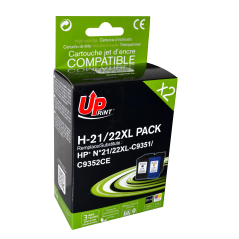 ✅ Pack UPrint compatible HP 21XL/22XL couleur pack en stock