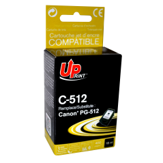 ✅ Cartouche encre UPrint compatible CANON PG-512 noir couleur Noir en stock