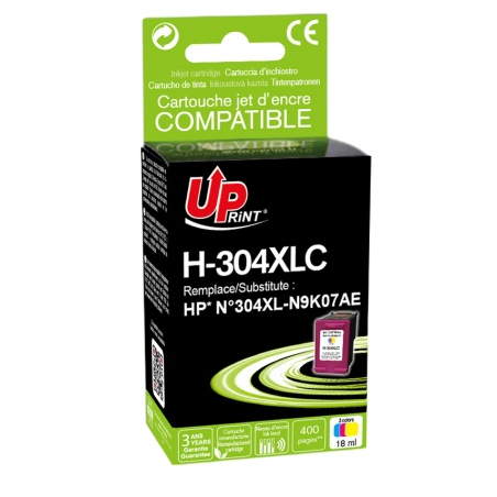 ✅ Cartouche encre UPrint compatible HP 304 XL couleur couleur couleur en stock