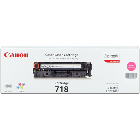✅ Canon Toner magenta 718 M (2660B002) couleur magenta en stock