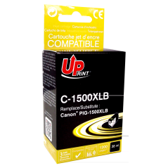 Cartouche encre UPrint compatible CANON PGI1500 XL noir BK