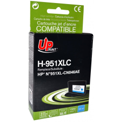 ✅ Cartouche encre UPrint compatible HP 951XL cyan couleur cyan en stock
