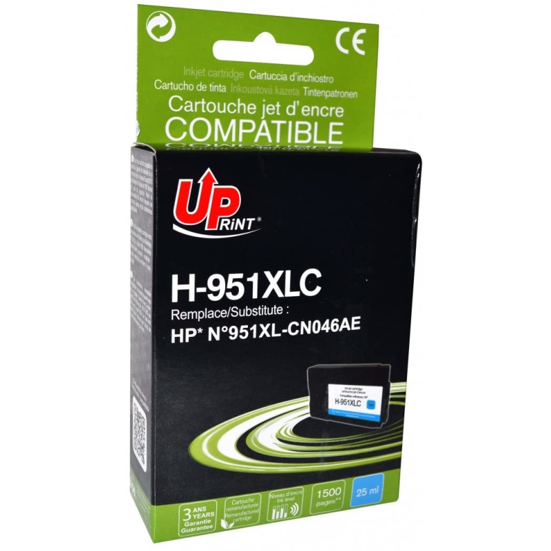 Cartouche encre UPrint compatible HP 951XL cyan