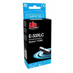 ✅ Cartouche encre UPrint compatible EPSON 33XL cyan couleur cyan en stock