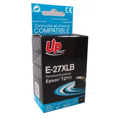 ✅ Cartouche encre UPrint compatible EPSON 27XL noir couleur Noir en stock