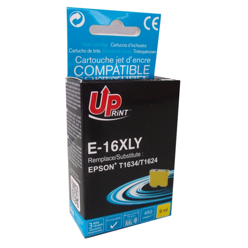 Cartouche encre UPrint compatible EPSON T16XL jaune