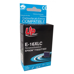 ✅ Cartouche encre UPrint compatible EPSON T16XL cyan couleur cyan en stock