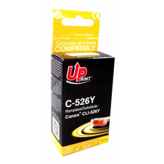 ✅ Cartouche encre UPrint compatible CANON CLI-526 jaune couleur jaune en stock