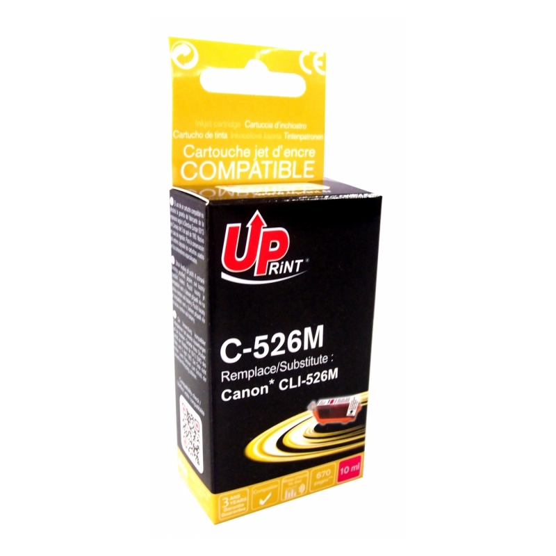 Cartouche encre UPrint compatible CANON CLI-526 magenta Cartouche encre UPrint compatible CANON CLI-526 magenta