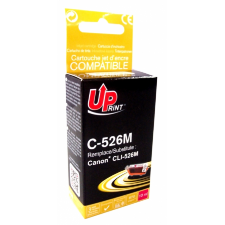 ✅ Cartouche encre UPrint compatible CANON CLI-526 magenta couleur magenta en stock