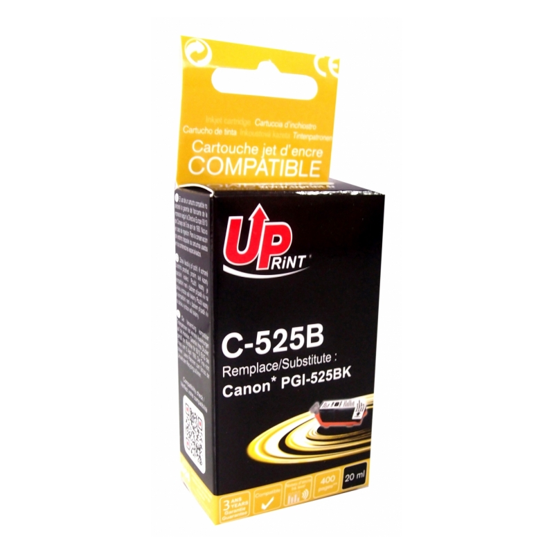Cartouche encre UPrint compatible CANON PGI525 XL noir Cartouche encre UPrint compatible CANON PGI525 XL noir
