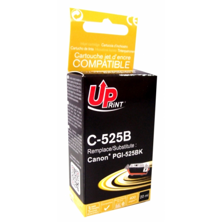 ✅ Cartouche encre UPrint compatible CANON PGI525 XL noir couleur Noir en stock