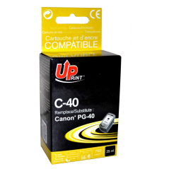 ✅ Cartouche encre UPrint compatible CANON PG-40 XXL noire couleur Noir en stock