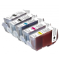 Pack UPrint compatible CANON PGI-5/CLI-8, 5 cartouches Pack UPrint compatible CANON PGI-5/CLI-8, 5 cartouches