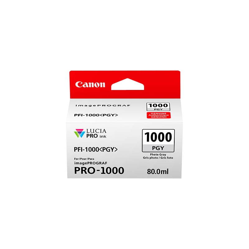 Canon Cartouche encre PFI-1000pgy (0553C001) Canon Cartouche encre PFI-1000pgy (0553C001)
