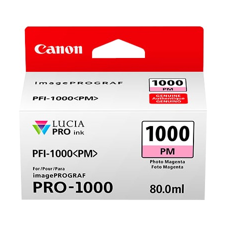 ✅ Canon Cartouche encre PFI-1000pm (0551C001) couleur magenta clair en stock