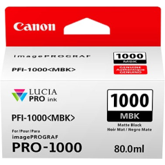 ✅ Canon cartouche encre PFI-1000mbk (0545C001) couleur Noir en stock