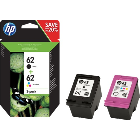 ✅ HP MultiPack 62 (N9J71AE) noir et couleurs couleur pack en stock