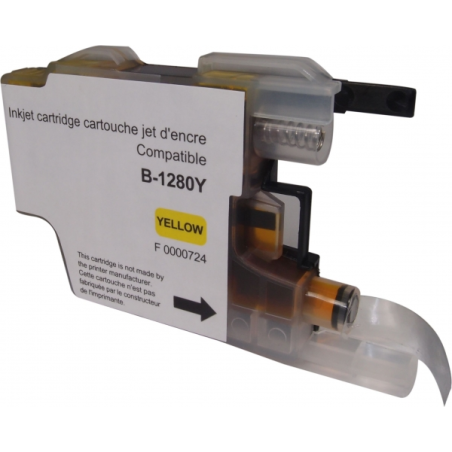 Cartouche encre UPrint compatible BROTHER LC-1280/LC-1240 jaune