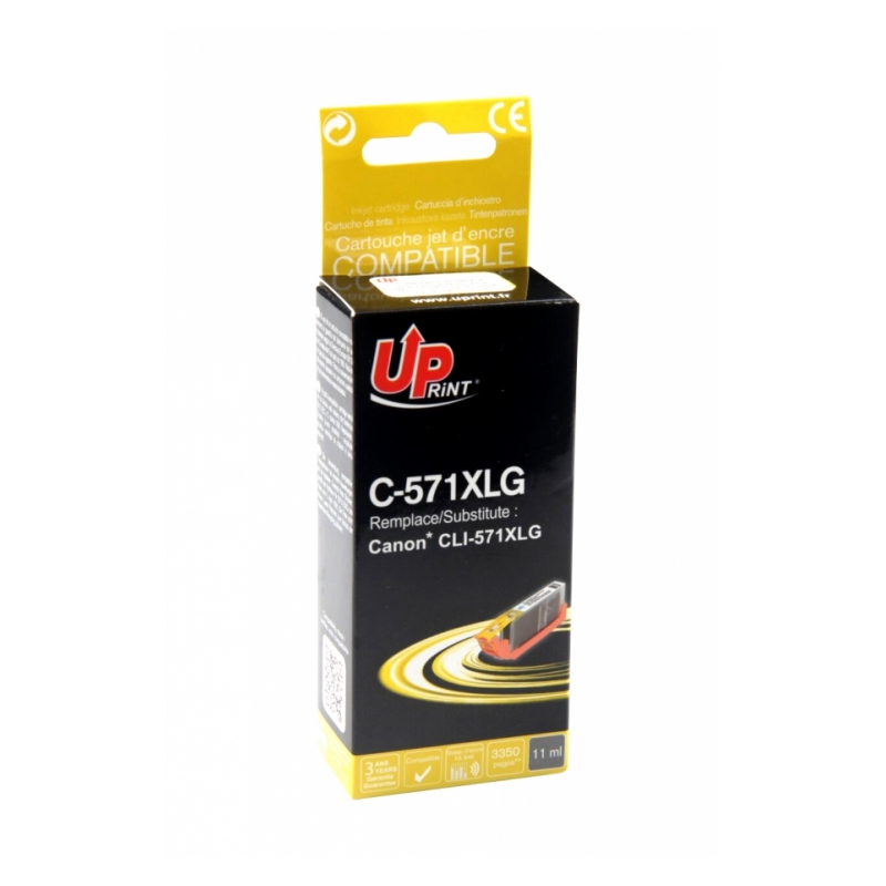 Cartouche encre UPrint compatible CANON CLI571 XL Gris