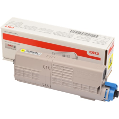 ✅ OKI toner C532/C542/MC573 jaune couleur jaune en stock